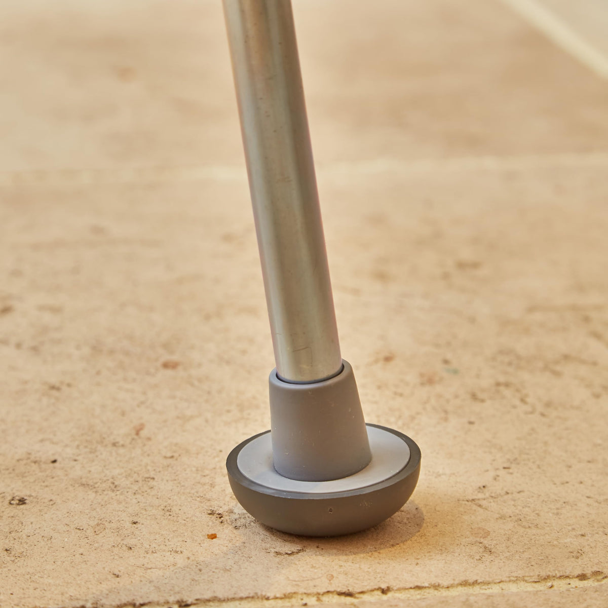 NRS Healthcare Duo Height Adjustable Walking Trolley - P23129 - Mobility Aid - Pebble Grey - Very Good