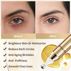 Eye Serum Massage Roller - 360° Anti-Ageing Eye Cream for Dark Circles, Puffiness, Wrinkles - Under Eye Treatment - Damaged Box
