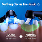Oral-B iO2 Electric Toothbrush - Night Black - Rechargeable Power Toothbrush with Travel Case - Damaged Box