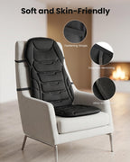 COMFIER Back Massager with Heat - Vibration Massage Cushion with 8 Motors - Full Body Chair Pad - Damaged Box