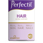 Vitabiotics Perfectil Hair Beauty Supplement - Biotin, CoQ10, Collagen - 60 Tablets - 30-Day Supply - New - BBE 12/2027