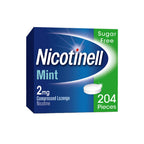 Nicotinell Mint Lozenge 2mg - Nicotine Lozenges - 204 Count Mega Pack Stop Smoking Aid - Damaged Box - BBE 02/2028