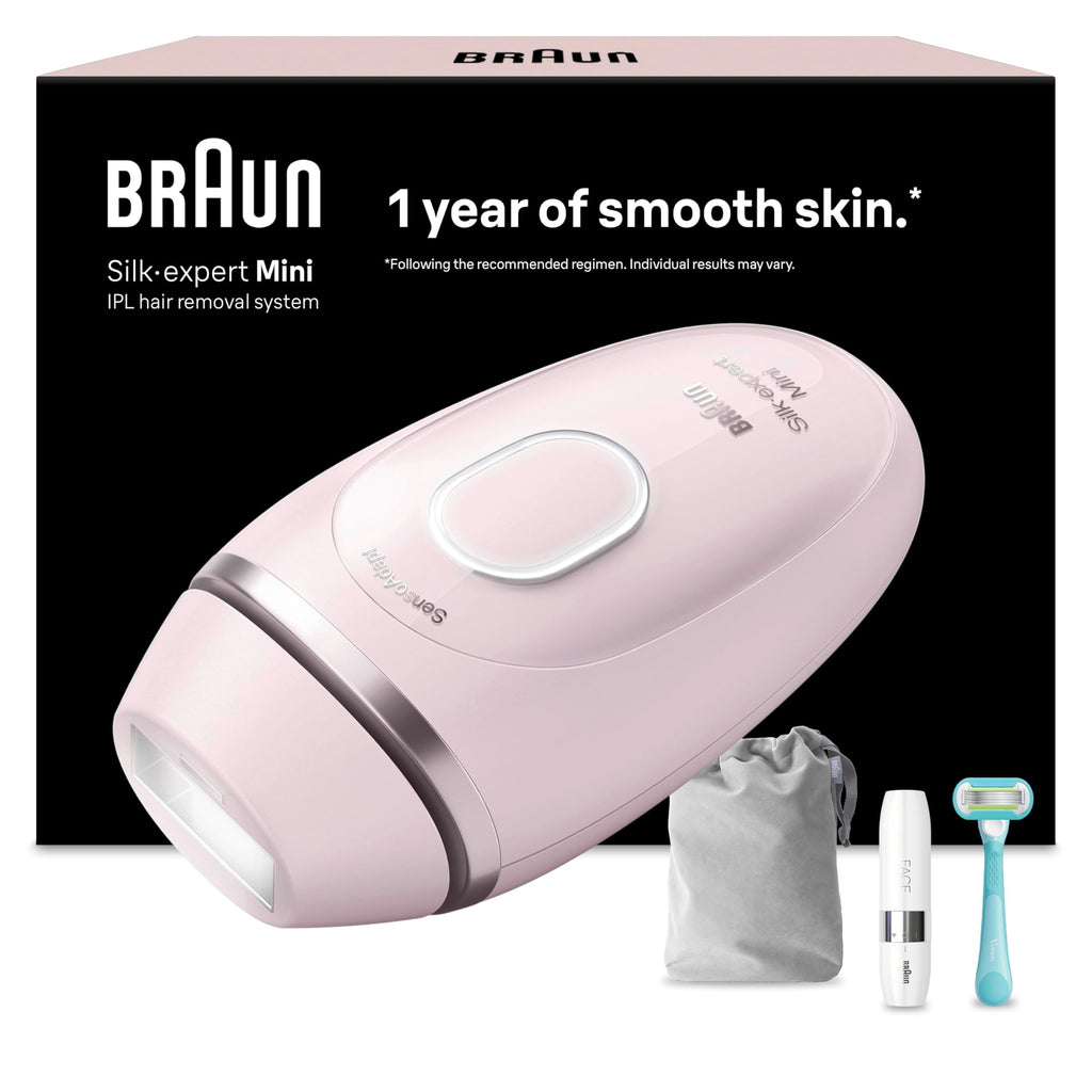 Braun Silk-Expert Mini PL1112 IPL Hair Removal Device - At Home Permanent Hair Reduction for Women, Face & Body - Damaged Box