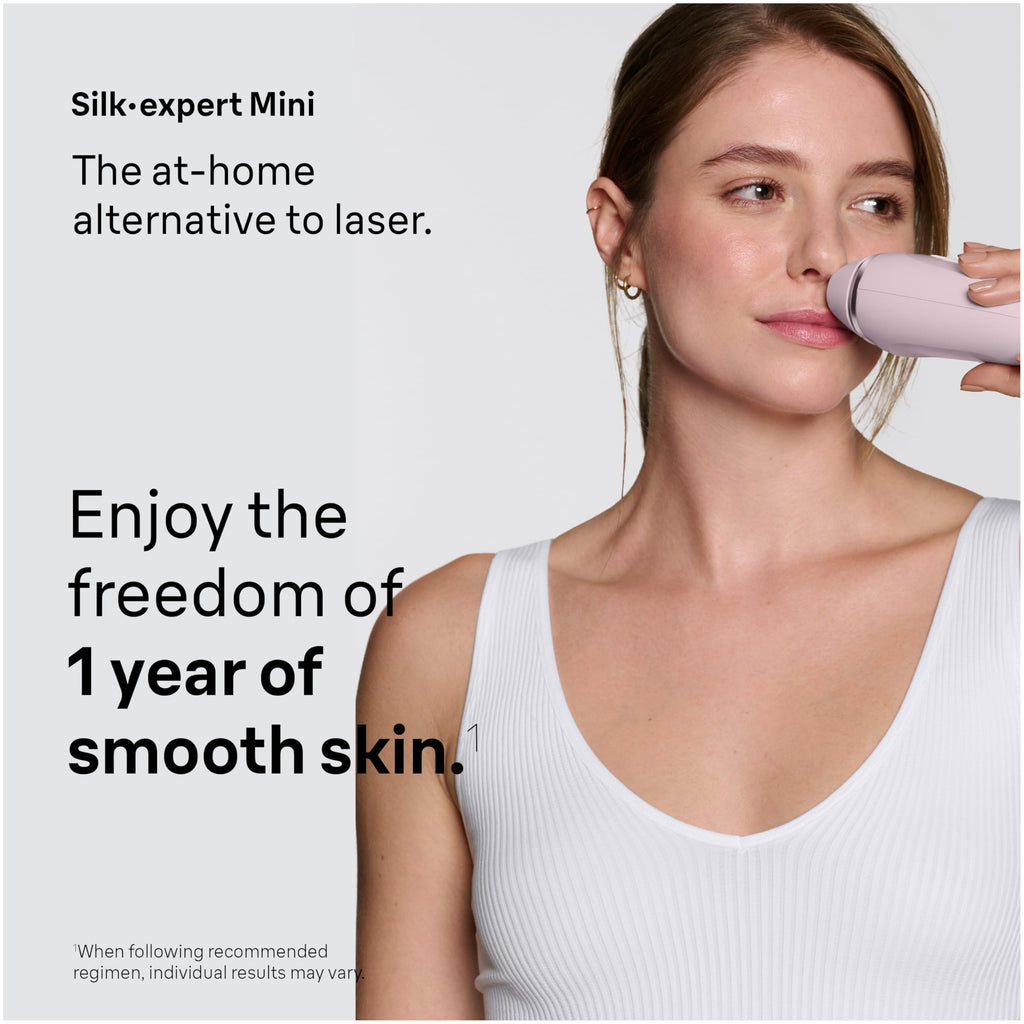 Braun Silk-Expert Mini PL1112 IPL Hair Removal Device - At Home Permanent Hair Reduction for Women, Face & Body - Damaged Box