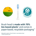 Philips Sonicare C3 Premium Plaque Defence Standard Sonic Toothbrush Heads - White 4 Pack HX9044/17 - Damaged Box