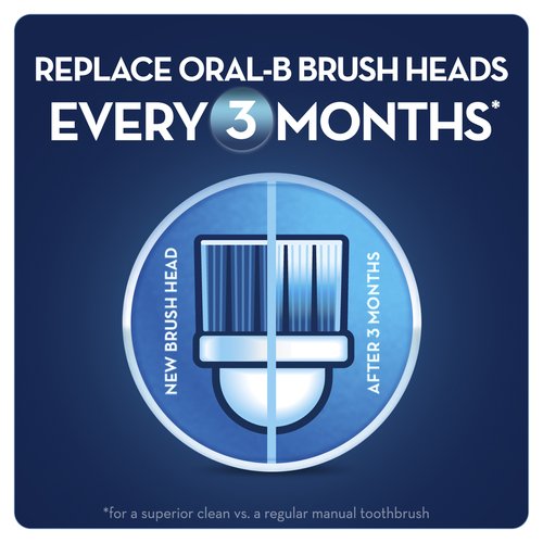 Braun Oral B Precision Clean Electric Toothbrush Heads - Pack of 4 Refills Replacement Brush Heads - New