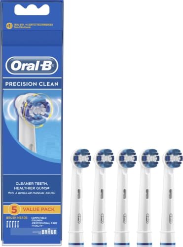 Braun Oral-B Precision Clean Electric Toothbrush Heads - 5 Pack - Compatible Rotary Brush Refills - New