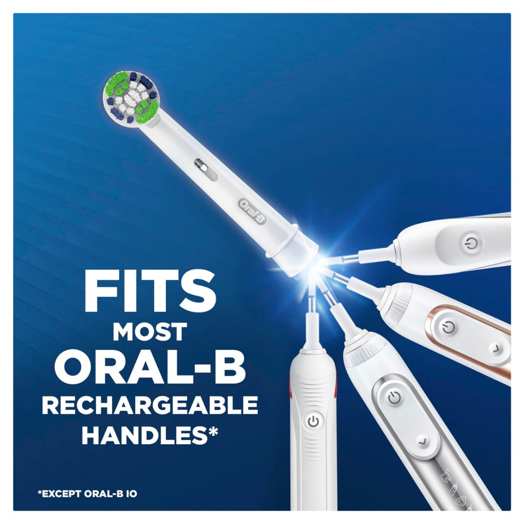 Oral-B Precision Clean Electric Toothbrush Head Refills 8 Pack - Genuine Replacement Brush Heads - New