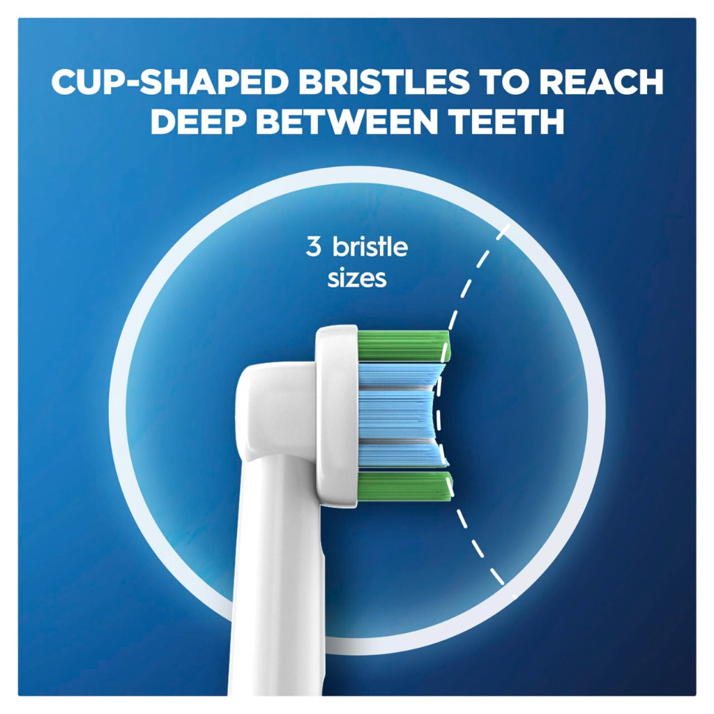 Oral-B Precision Clean Electric Toothbrush Head Refills 8 Pack - Genuine Replacement Brush Heads - New