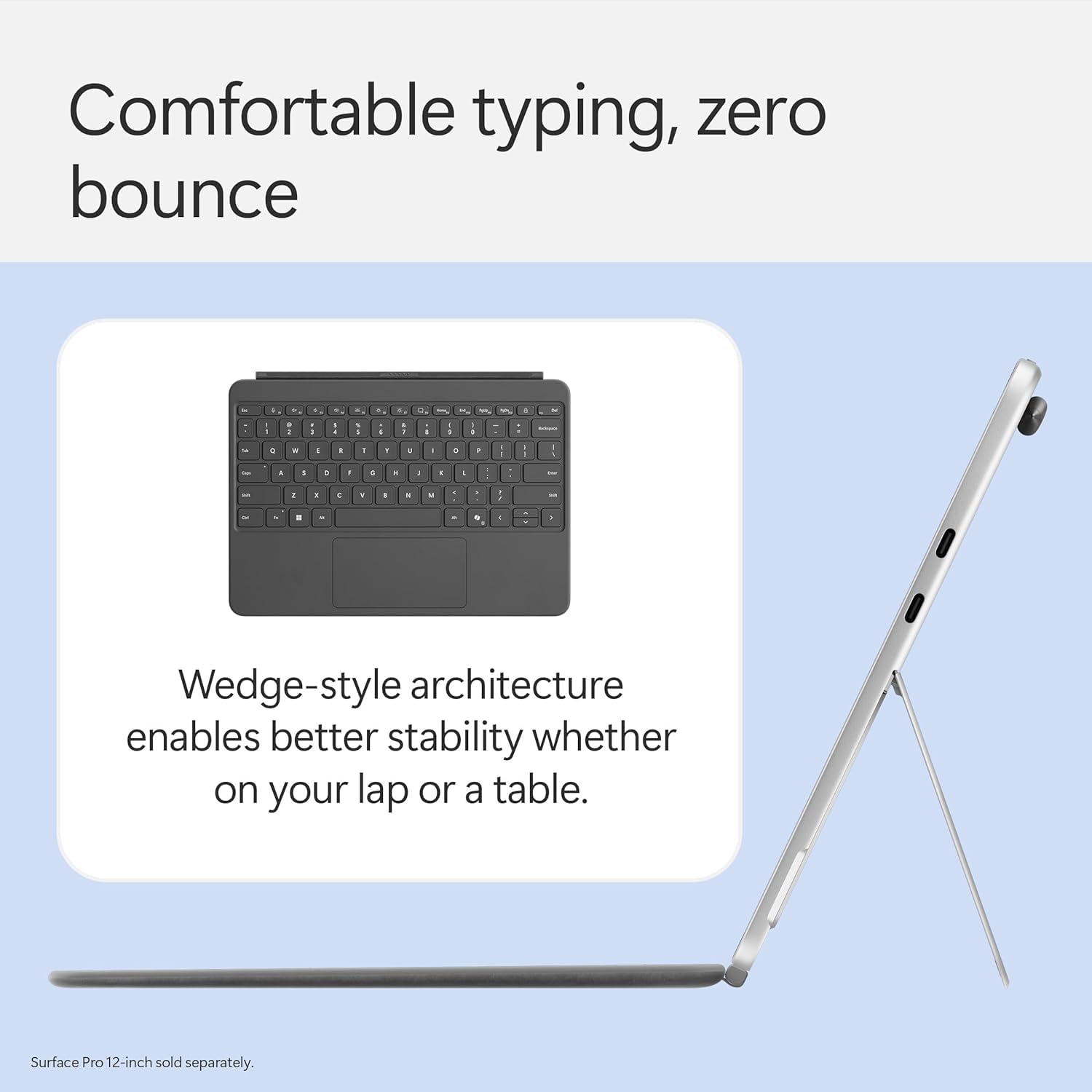 Microsoft Surface Pro Keyboard with Slim Pen - 12-inch - Copilot + Compatible - Slate - New