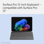 Microsoft Surface Pro Keyboard with Slim Pen - 12-inch - Copilot + Compatible - Slate - New