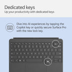 Microsoft Surface Pro Keyboard with Slim Pen - 12-inch - Copilot + Compatible - Slate - New