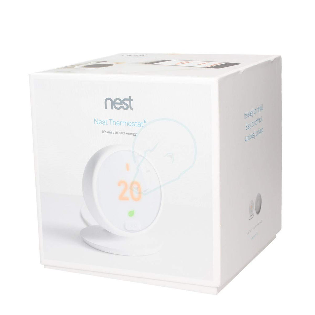 Nest Thermostat E - Smart Home Heating Control - Programmable Wi-Fi Thermostat - Google Nest - UK Model - New