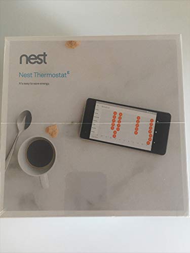 Nest Thermostat E - Smart Home Heating Control - Programmable Wi-Fi Thermostat - Google Nest - UK Model - New