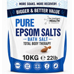 The Intelligent Health Pure Epsom Salts 10kg - Magnesium Sulphate Bath Soak - Fine Grain Vegan Friendly - New