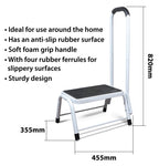 Aidapt Step Stool Platform Support - Soft Grip Handrail, Anti-Slip Surface, Rubber Feet Aid - Damaged Box
