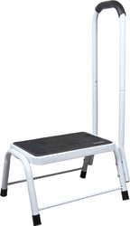 Aidapt Step Stool Platform Support - Soft Grip Handrail, Anti-Slip Surface, Rubber Feet Aid - Damaged Box