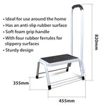 Aidapt Step Stool Platform Support - Soft Grip Handrail, Anti-Slip Surface, Rubber Feet Aid - Damaged Box