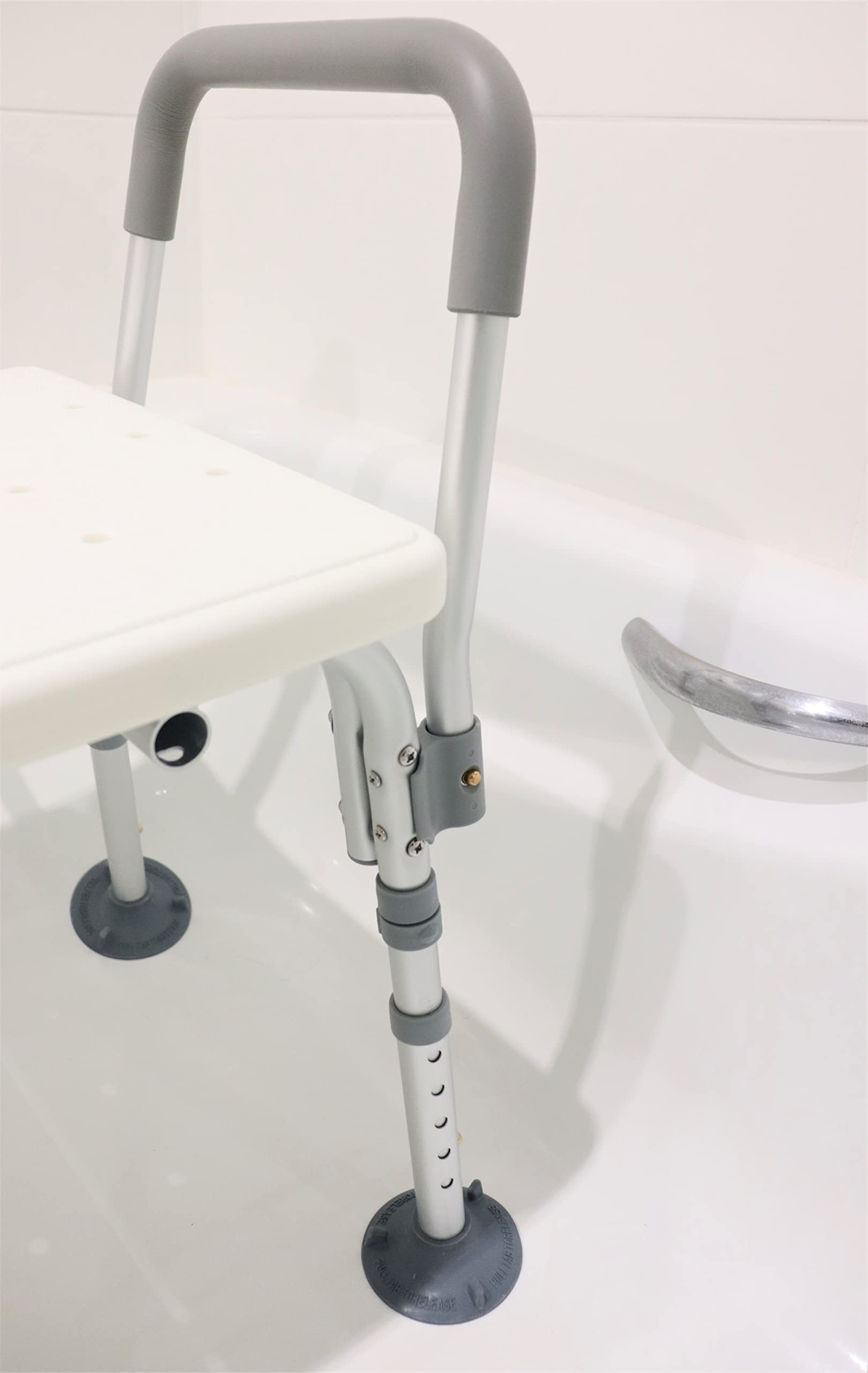 PEPE Mobility Bath Transfer Bench - Shower Seat for Elderly & Disabled - White - Bathroom Aid - Damaged Box