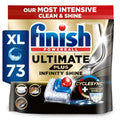 Finish Ultimate Plus Infinity Shine Dishwasher Tablets - 73 Tabs - Dishwasher Detergent (Packaging May Vary) - New