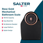 Salter Doctor Style Mechanical Bathroom Scale - Easy Read Dial - 150kg Capacity - Bathroom Weighing Scales - Damaged Box