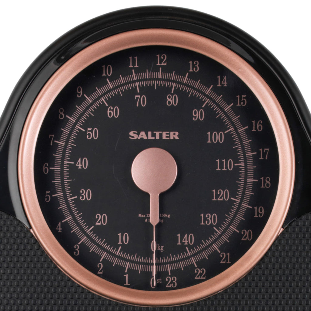Salter Doctor Style Mechanical Bathroom Scale - Easy Read Dial - 150kg Capacity - Bathroom Weighing Scales - Damaged Box
