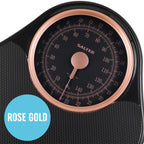 Salter Doctor Style Mechanical Bathroom Scale - Easy Read Dial - 150kg Capacity - Bathroom Weighing Scales - Damaged Box