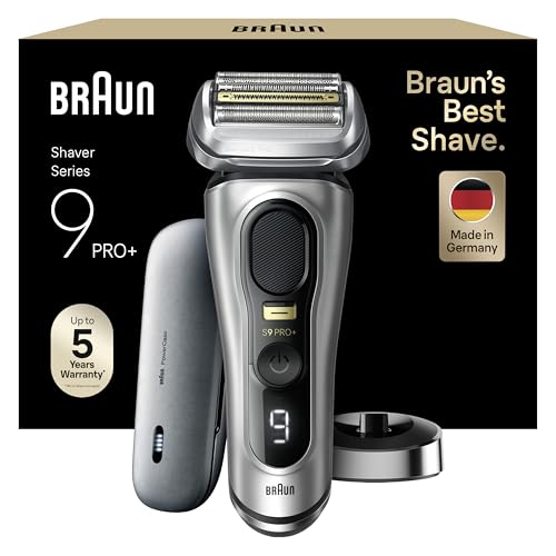 Braun Series 9 PRO Electric Shaver for Men - Made in Germany - Silver Electric Razor Wet Dry Cordless Rechargeable - Like New