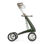 byACRE Carbon Ultralight Rollator Walker - British Green - 4.8kg Lightweight Mobility Aid - Folding Design - Like New