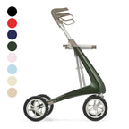 byACRE Carbon Ultralight Rollator Walker - British Green - 4.8kg Lightweight Mobility Aid - Folding Design - Like New