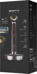 Gillette Labs Heated Razor - FlexDisc Technology - 1 Blade Refill - 100% Waterproof - 2 Pin UK Plug - Damaged Box