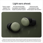 Google Pixel Buds Pro 2 - Wireless Earbuds - Active Noise Cancelling Bluetooth Headphones - Wintergreen - Very Good
