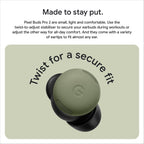 Google Pixel Buds Pro 2 - Wireless Earbuds - Active Noise Cancelling Bluetooth Headphones - Wintergreen - Very Good