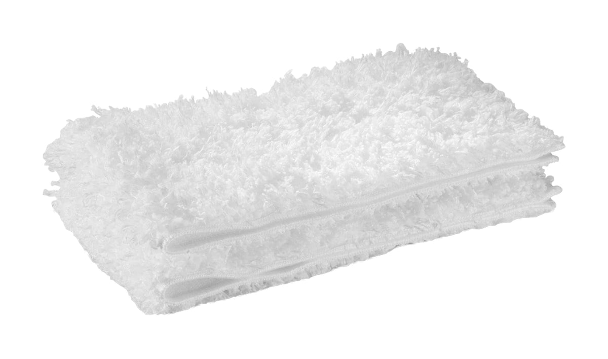 Kärcher 2.863-173.0 Steam Cleaner Microfibre Floor Cloths Set - White Replacement Pads - New