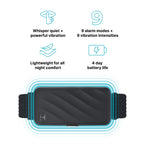 Homedics WakeBand Vibrating Alarm Wristband - Silent Clock Alternative - Black Sleep Aid - New