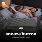 Homedics WakeBand Vibrating Alarm Wristband - Silent Clock Alternative - Black Sleep Aid - New