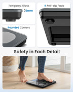 RENPHO Smart Scales - Body Weight Bathroom Scale - 7-in-1 Large Display - 35st - Elis 2XL Digital Health Monitor - Damaged Box