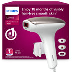 Philips Lumea 7000 Series IPL Hair Removal Device BRI921/00 - Laser Alternative, Body & Face, Satin Compact Trimmer - Damaged Box