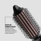 Remington Keratin Protect Heated Hot Hair Brush - 45mm Mixed Bristle, Ceramic Barrel, Volume & Curls CB65A458 - Damaged Box
