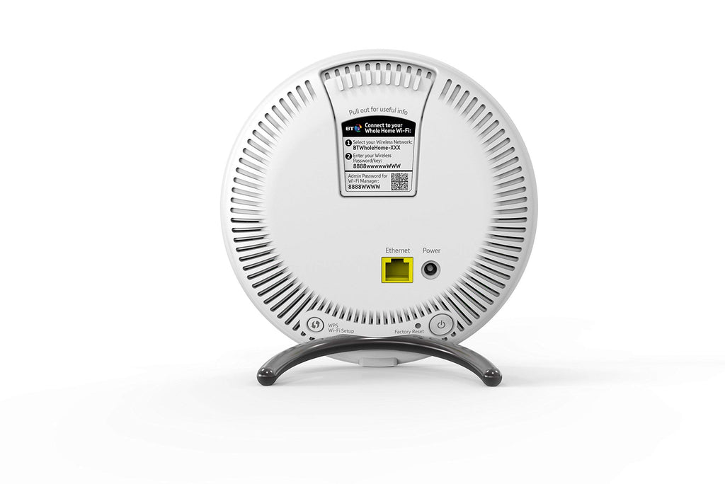 BT Whole Home Wi-Fi - AC2600 Mesh Wi-Fi System - Pack of 3 Discs - Seamless Whole Home Coverage for Medium to Large Homes - Like New