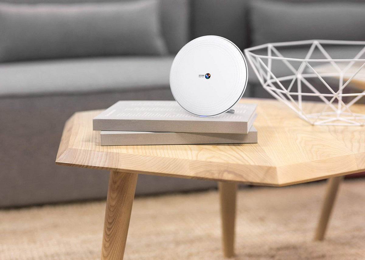 BT Whole Home Wi-Fi - AC2600 Mesh Wi-Fi System - Pack of 3 Discs - Seamless Whole Home Coverage for Medium to Large Homes - Like New
