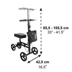 PEPE Mobility Knee Scooter Walker - Adult Disability Aid for Foot Ankle Injuries - Indoor Outdoor Mobility Solution - Like New