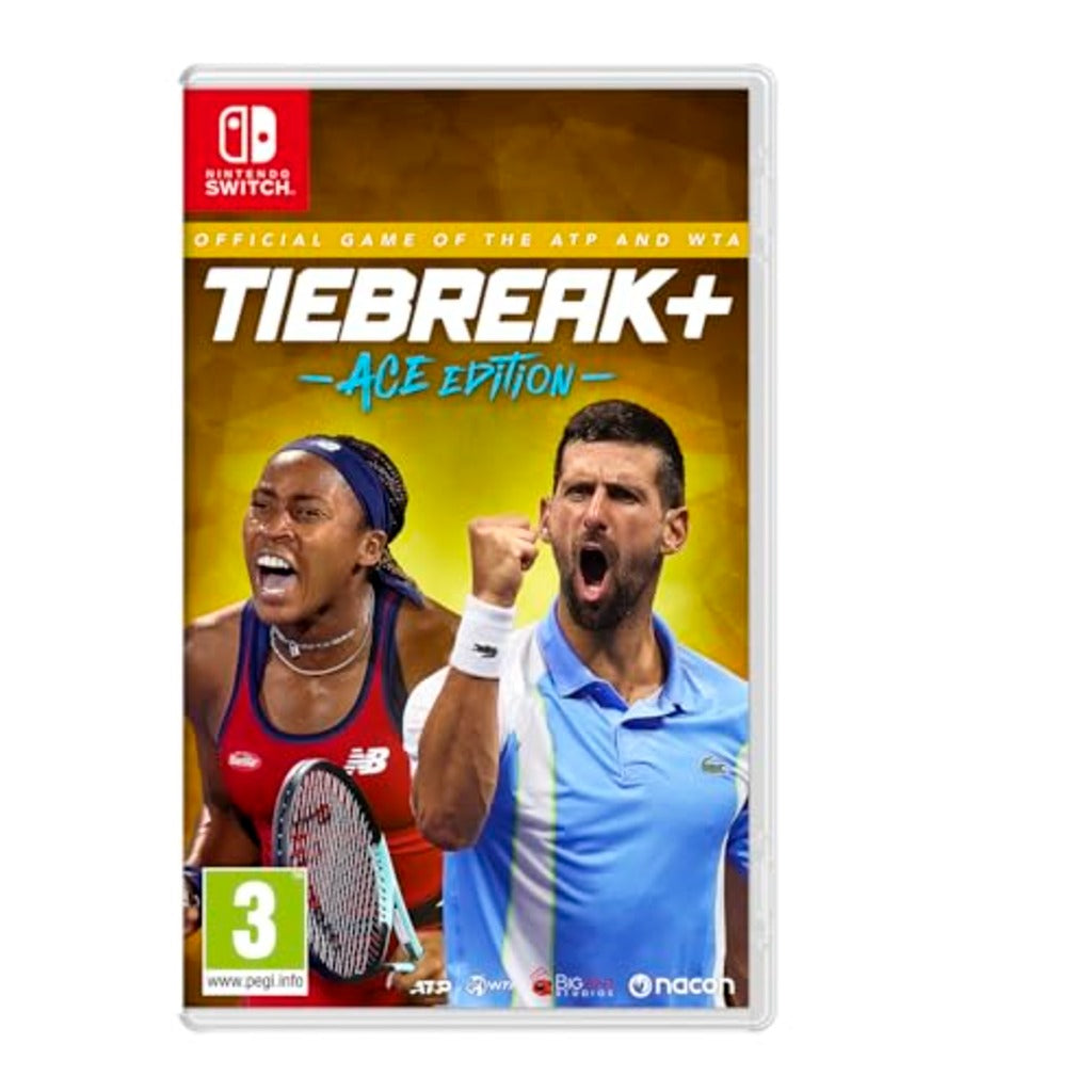 Nintendo TIEBREAK+: Official ATP WTA Tennis Game - ACE Edition for Nintendo Switch Console - New