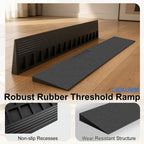 LIEKUMM Wheelchair Threshold Ramp - 3cm Height, 650kg Load Capacity - Mobility Aid Access Slope - Damaged Box