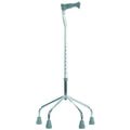 Wide Quad Base Walking Stick - Mobility Aid Support Cane for Healthcare Users - Damaged Box