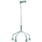 Wide Quad Base Walking Stick - Mobility Aid Support Cane for Healthcare Users - Damaged Box