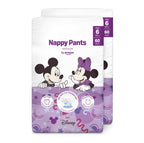 by Amazon Disney Nappy Pants Size 6 (15+ kg) - 120 Count (2x 60) - White Monthly Pack - Baby Training Diapers - New