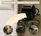 Aidapt Banana-Shaped Transfer Board - Curved Patient Aid, Non-Slip Strips, Handle, 150kg Mobility Support for Bed Wheelchair Car Toilet - Damaged Box