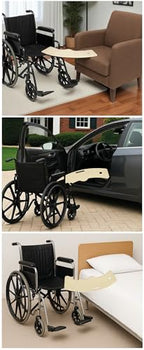 Aidapt Banana-Shaped Transfer Board - Curved Patient Aid, Non-Slip Strips, Handle, 150kg Mobility Support for Bed Wheelchair Car Toilet - Damaged Box