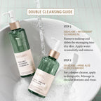 BIOSSANCE Squalane + Amino Aloe Gentle Face Wash - Foaming Cleanser Gel - Hydrating Facial Cleanser - New